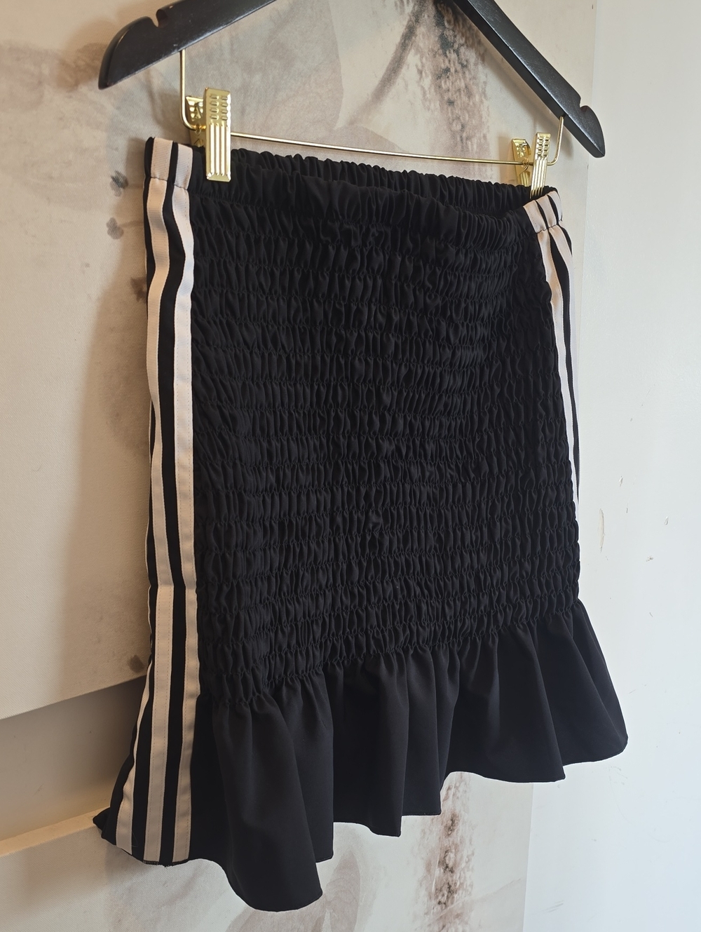 🔥Adidas Ruched Stretchy Ruffle Skirt- S - Picture 2 of 10